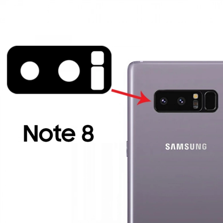 Samsung Galaxy Note 8 İçin Kamera Lens Kapak