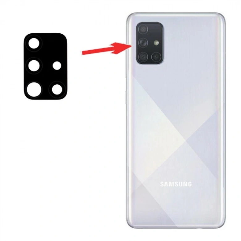 SM Galaxy A51 A515-A71 A715 Arka Kamera Lens