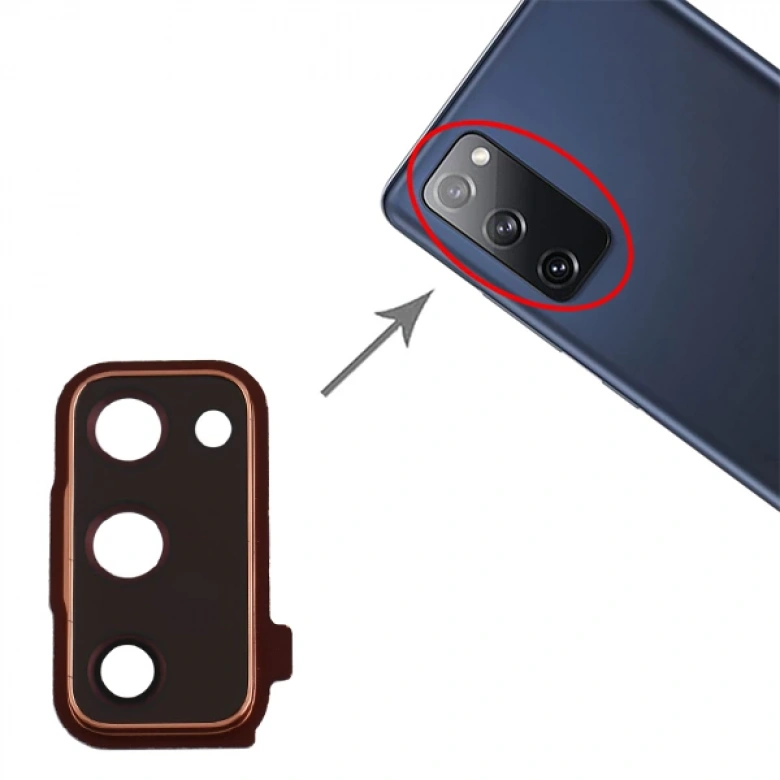 Sm Galaxy S20 FE G780 Metal Çerçeveli Kamera Lens Full Set