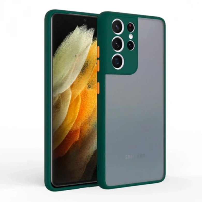 SM Galaxy S21 Ultra Ultra Kamera Korumalı Premium Silikon Kılıf