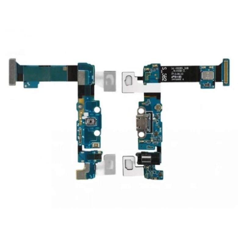 SM Galaxy S6 Edge + G928f İçin Şarj Kulaklık Soket Tuş Bord Filmi
