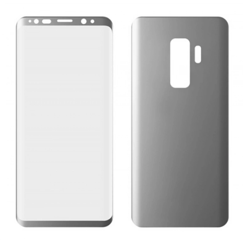 Sm Galaxy S9+ Plus Ön Arka 3d Darbe Emici Pet Renkli Full Koruyucu