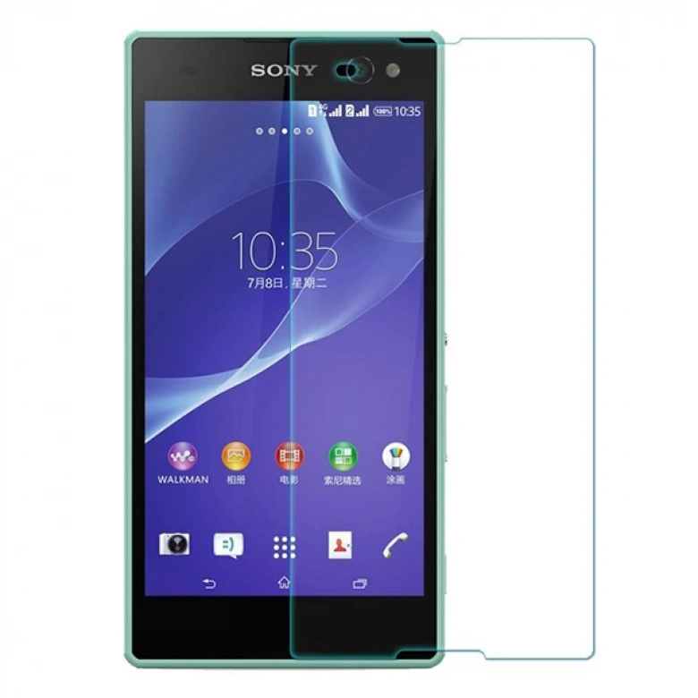 Sony Xperia C3 Kırılmaz Cam Ekran Koruyucu