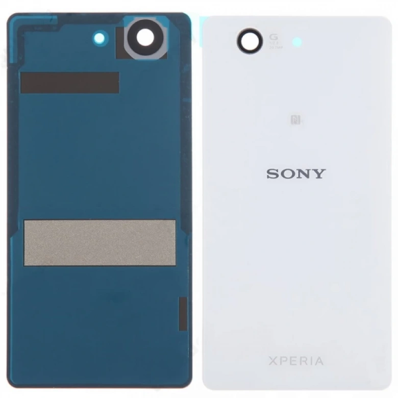 Sony Xperia Z3 Mini Compact Arka Pil Kapağı Lens