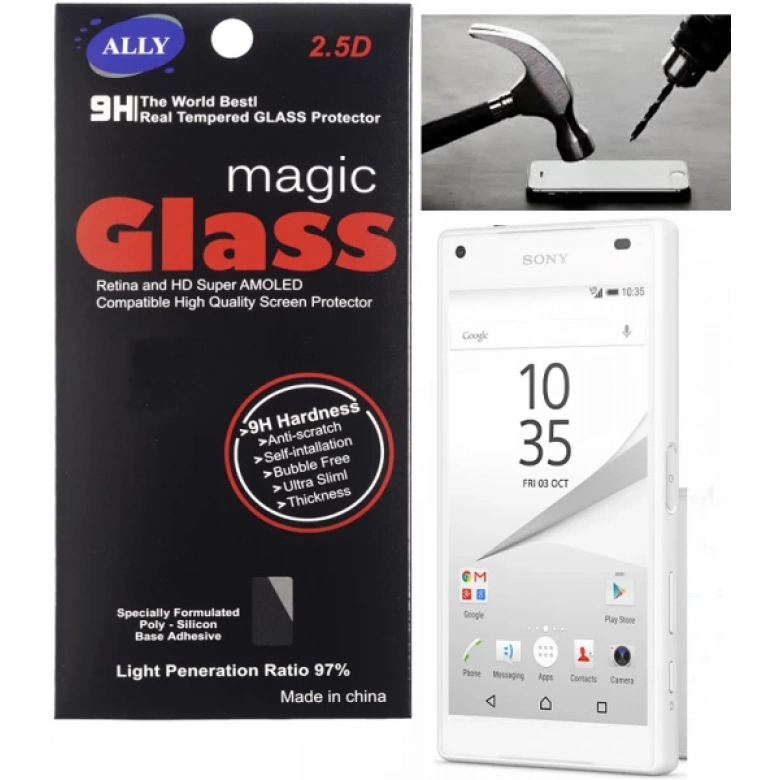 Sony Xperia Z5 Mini Compact Tempered Kırılmaz Cam Ekran Koruyucu