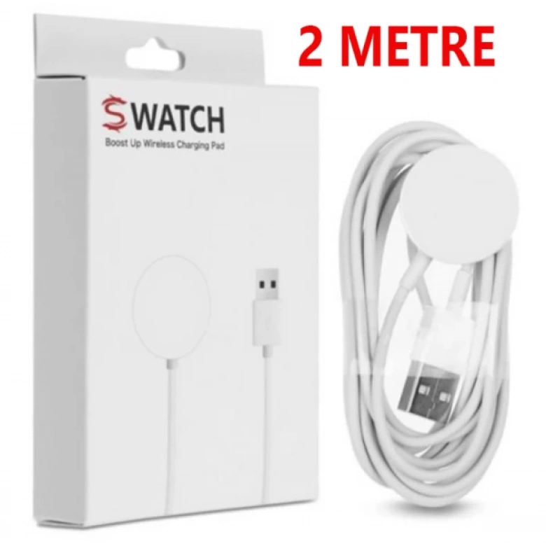 Swatch Apple Watch İçin Manyetik Şarj Kablosu 2 Metre