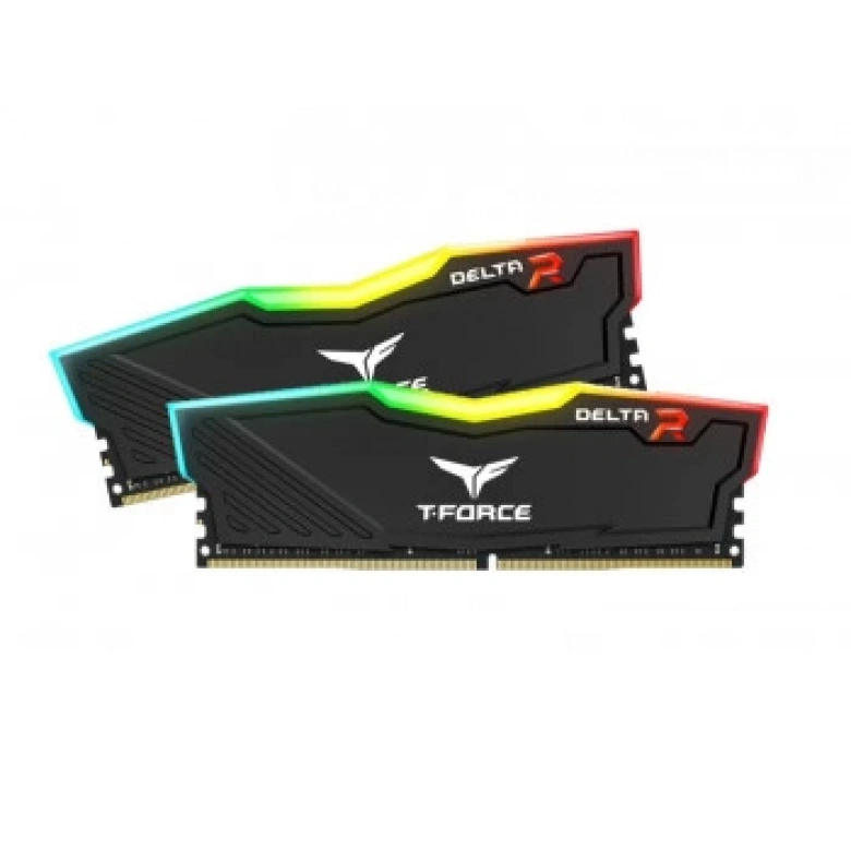 Team T-Force Delta RGB Black 16GB (2x8GB) 3600MHz CL18 DDR4 Gaming Ram (TF3D416G3600HC18JDC01)