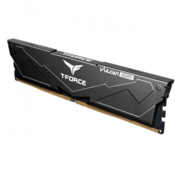 Team T-Force Vulcan Black 32GB 2x16GB 6400Mhz DDR5 CL40 Gaming Ram (FLBD532G6400HC40BDC01)