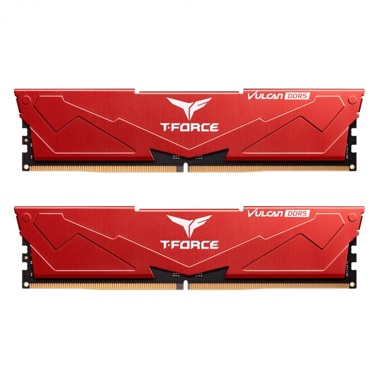 Team T-Force Vulcan Red 32GB (2x16) 6000MHz DDR5 CL38 Ram (FLRD532G6000HC38JDC01)