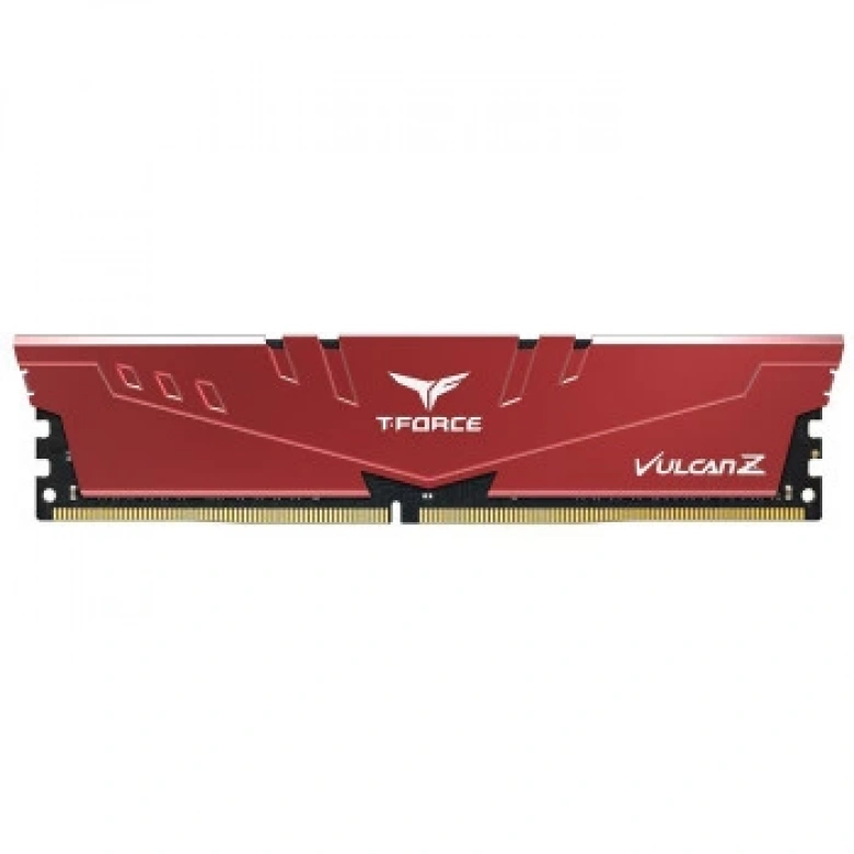 Team T-Force Vulcan Z Red 8GB 1x8GB 3200MHz CL16 DDR4 Gaming Ram (TLZRD48G3200HC16F01)