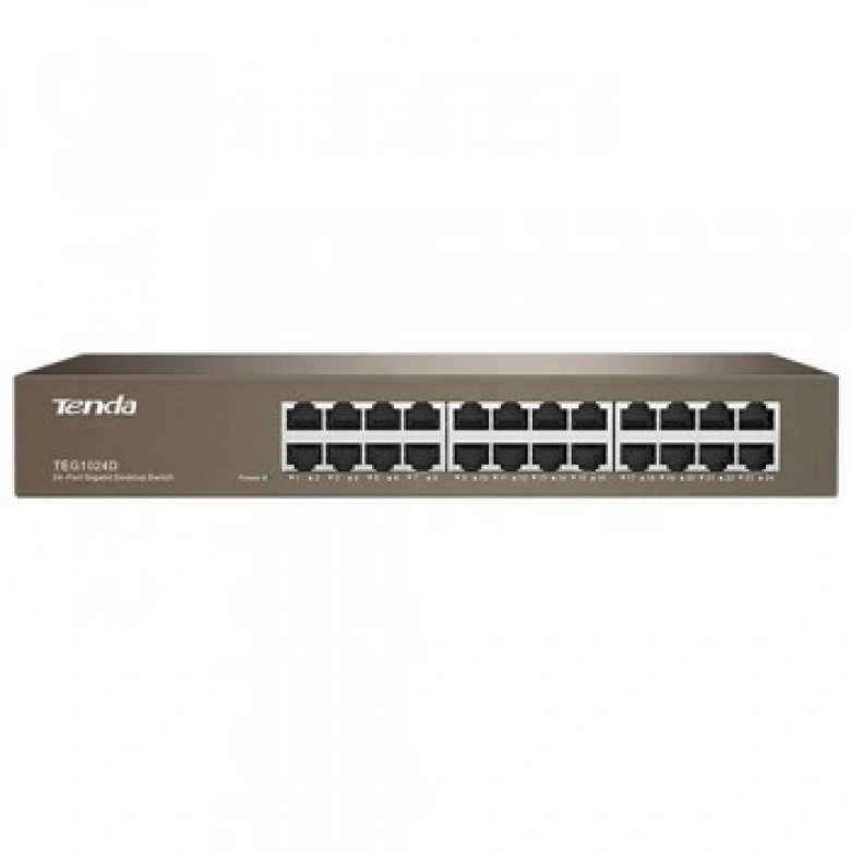 TENDA TEG1024D 24PORT 10/100/1000 YÖNETİLEMEZ SWITCH
