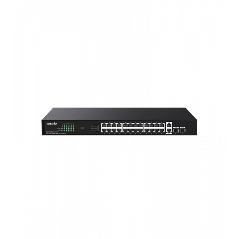 TENDA TEG1128P-24-410W 10/100/1000 24 PORT SWITCH