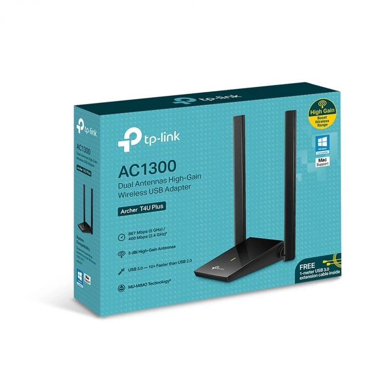 TP-LINK Archer T4U PLUS 1300MBPS DB WIFI ADAPTÖR