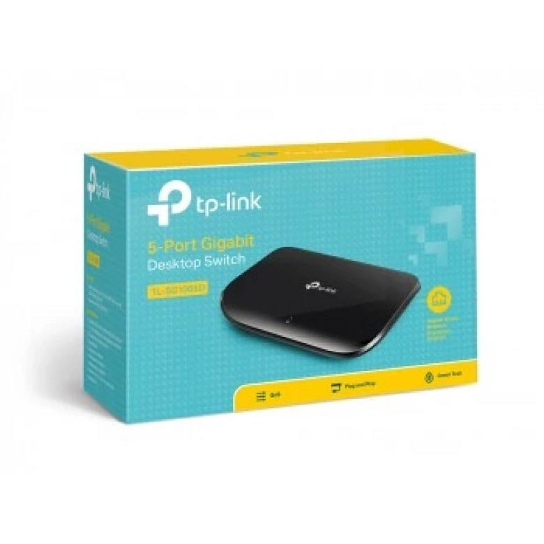 TP-LINK TL-SG1005D 5PORT 10/100/1000 YÖNETİLEMEZ SWITCH