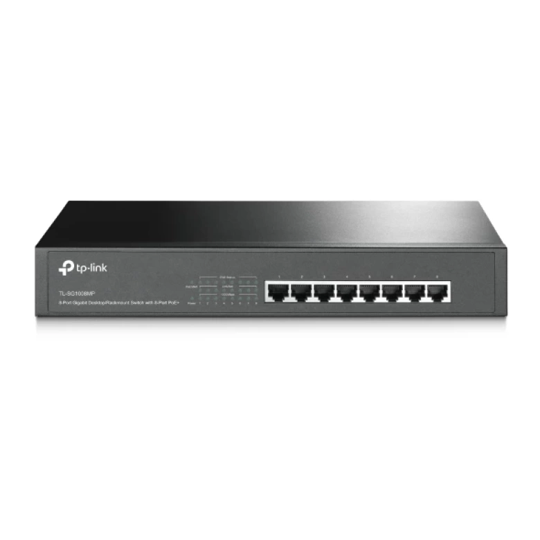 TP-LINK TL-SG1008MP 8PORT 10/100/1000 YÖNETİLEMEZ POE SWITCH
