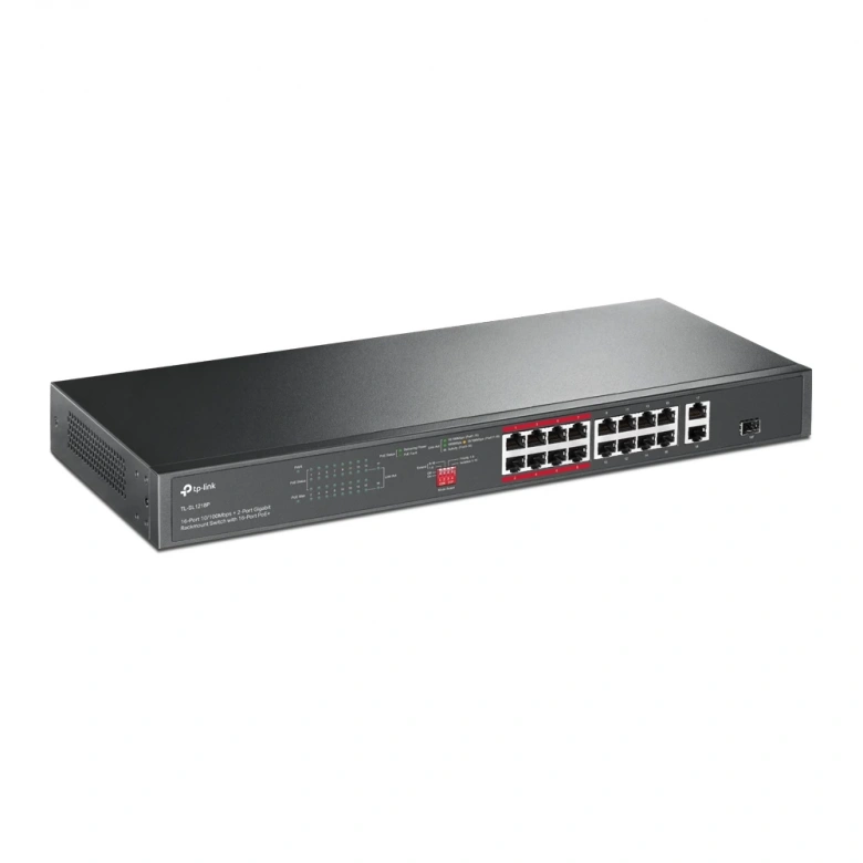 TP-LINK TL-SL1218P 16PORT 10/100 YÖNETİLEMEZ POE SWITCH