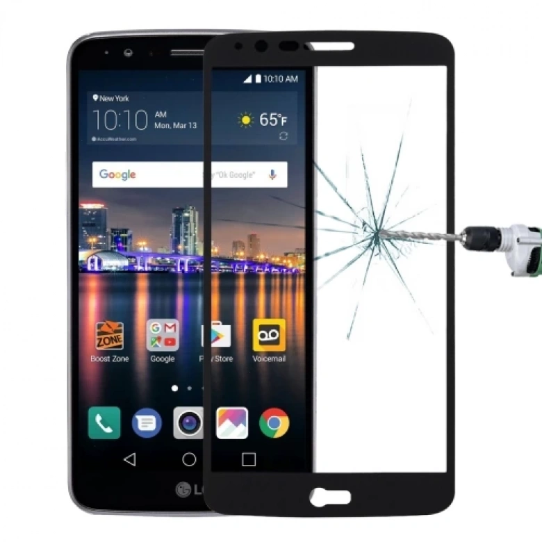 Turk Telekom  Lg Stylus 3 Full Kırılmaz Cam Ekran Koruyucu
