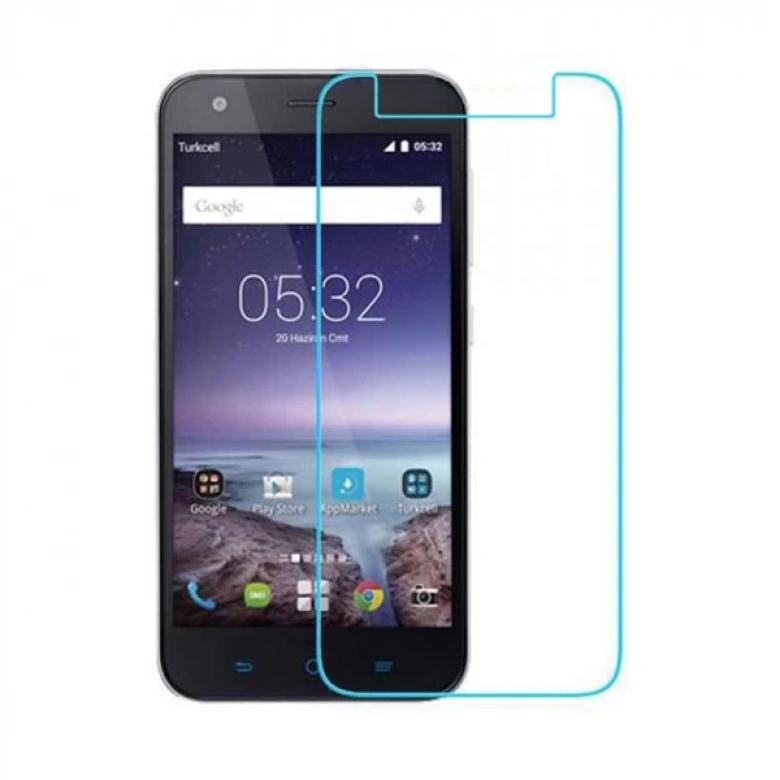 Turkcell T60 Tempered Kırılmaz Cam Ekran Koruyucu