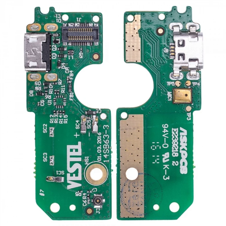 Vestel Venus V3 5010 Şarj Soket Mikrofon Bordu