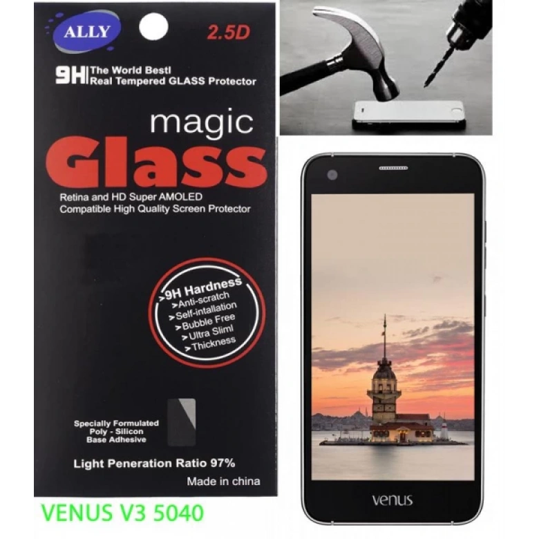 Vestel Venus V3 5040 Tempered Kırılmaz Cam Ekran Koruyucu