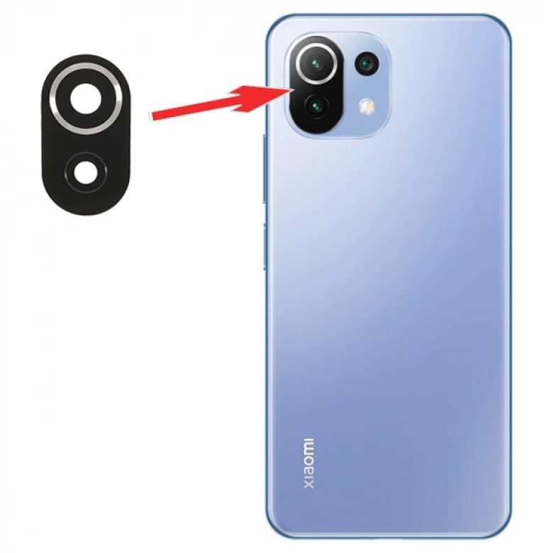 Xiaomi Mi 11 Lite Kamera Lens Camı