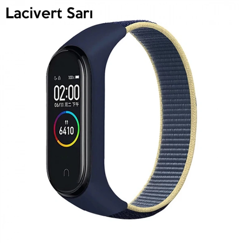 Xiaomi Mi Band 5-4-3  Nylon Kayış Kordon