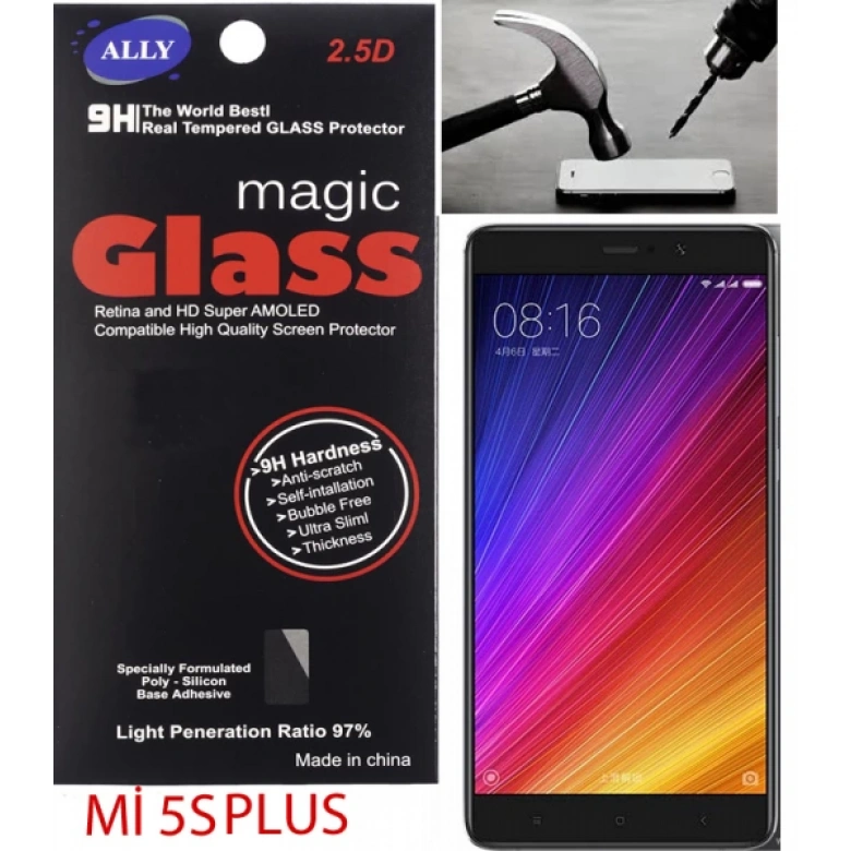 Xiaomi Mi5s Plus Tempered Kırılmaz Cam Ekran Koruyucu