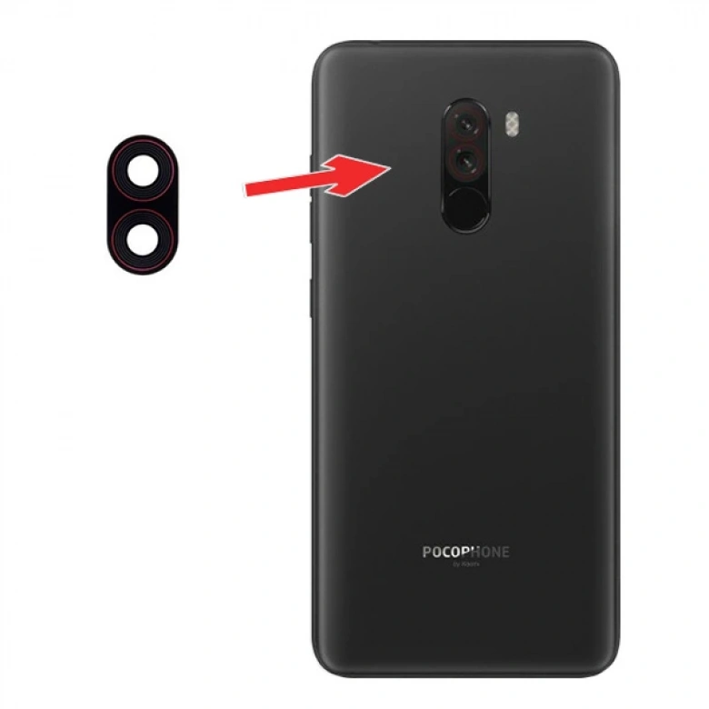 Xiaomi Pocophone F1 Kamera Lens Camı