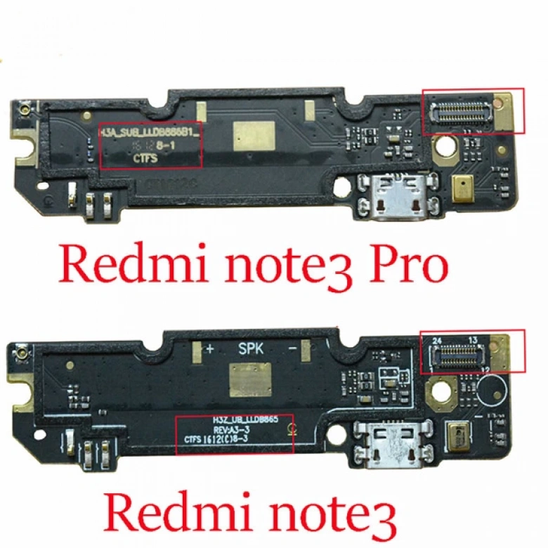 Xiaomi Redmi Note 3 Pro Şarj Soket Mikrofon Bordu