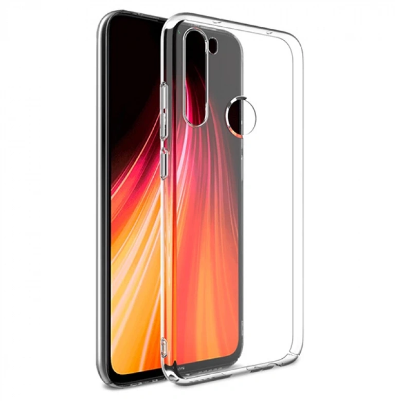 Xiaomi Redmi Note 8 Kamera Korumalı Fit Şeffaf Silikon Kılıf