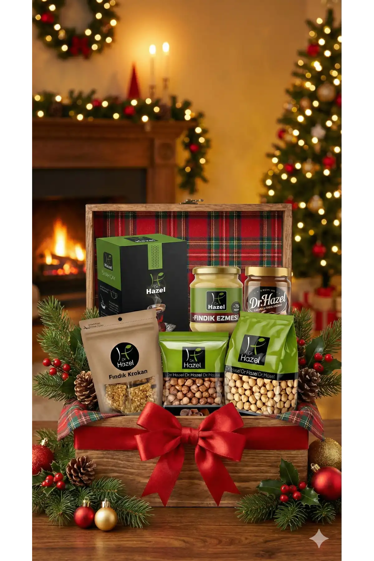 Dr. Hazel Large Yılbaşı Çerez Kutusu