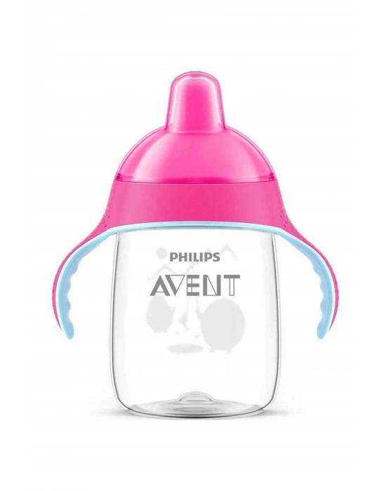 Avent Yeni Penguen Damlatmaz Bardak - 18m+ 12 340 ml - Pembe