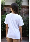 Baskılı Tişört-BEYAZ