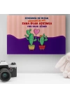 Romantik Tasarımlı Mini Kanvas Tablo - No9