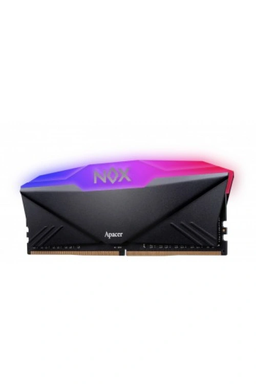 Apacer NOX RGB AURA Black 8GB (1x8GB) 3200Mhz CL16 DDR4 Gaming Ram (AH4U08G32C28YNBAA-1)