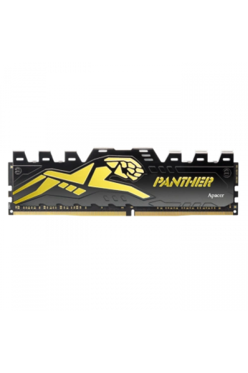 Apacer Panther Black-Gold 16GB (2x8GB) 3200Mhz CL16 DDR4 Gaming Ram (AH4U16G32C28Y7GAA-2)