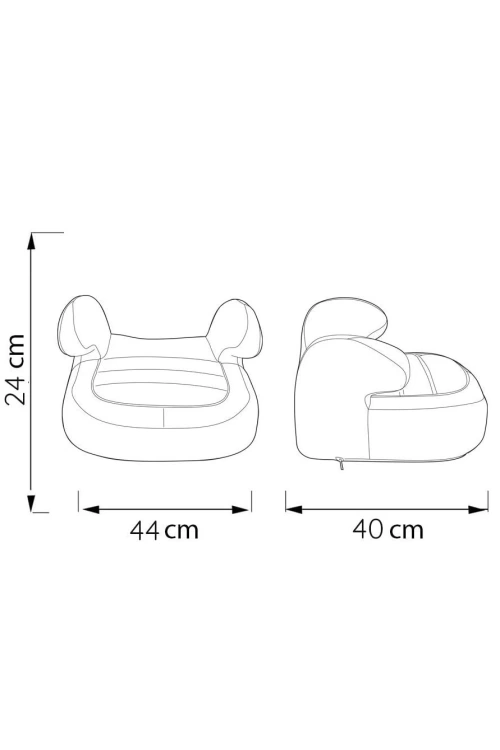 ComfyMax Premium 15-36kg Yükseltici Oto koltuğu Grey Jean