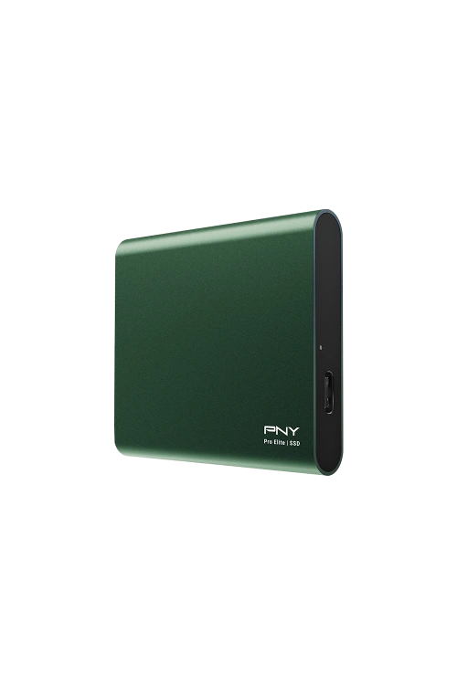 PNY Pro Elite Yeşil 500 GB 865/875MB/s USB 3.2 Gen 2 Type-C Taşınabilir SSD (PSD0CS2060GN-500-RB)