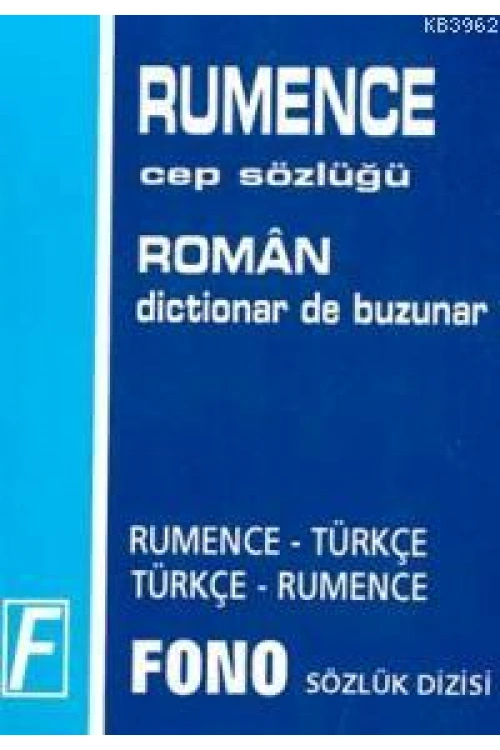 Rumence Cep Sözlüğü; Rumence-Türkçe  Türkçe-Rumence