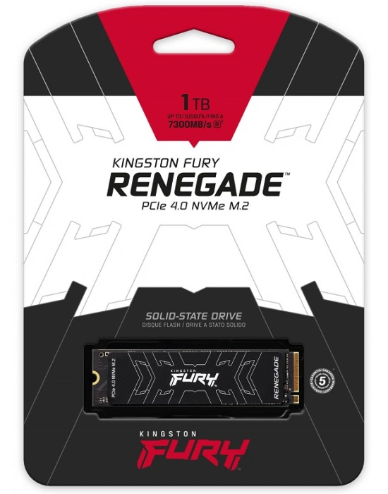 1TB KINGSTON FURY Renegade M.2 NVMe PCIe 4.0 SFYRS/1000G 6000/7300MB/s