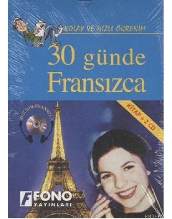 30 Günde Fransızca; Kitap+3 Cd