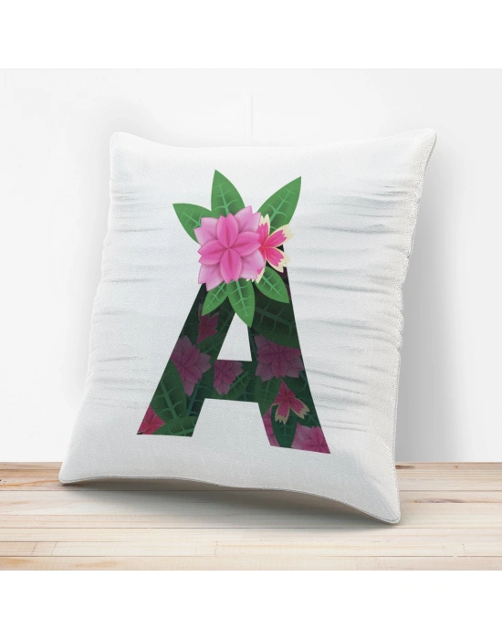 A Harfi Tasarımlı Yastık Kılıfı