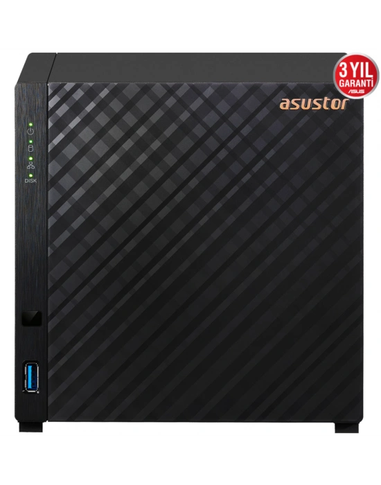 ASUSTOR AS1104T 4 SLOT 1GB DDR4 3.5 NAS DEPOLAMA ÜNİTESİ