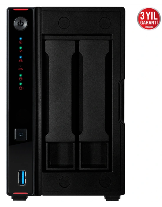 ASUSTOR AS5202T 2 SLOT 2GB DDR4 3.5 NAS DEPOLAMA ÜNİTESİ