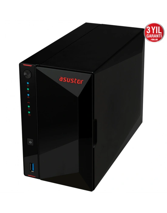 ASUSTOR AS5202T 2 SLOT 2GB DDR4 3.5 NAS DEPOLAMA ÜNİTESİ
