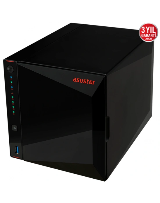 ASUSTOR AS5304T 4 SLOT 4GB DDR4 3.5 NAS DEPOLAMA ÜNİTESİ