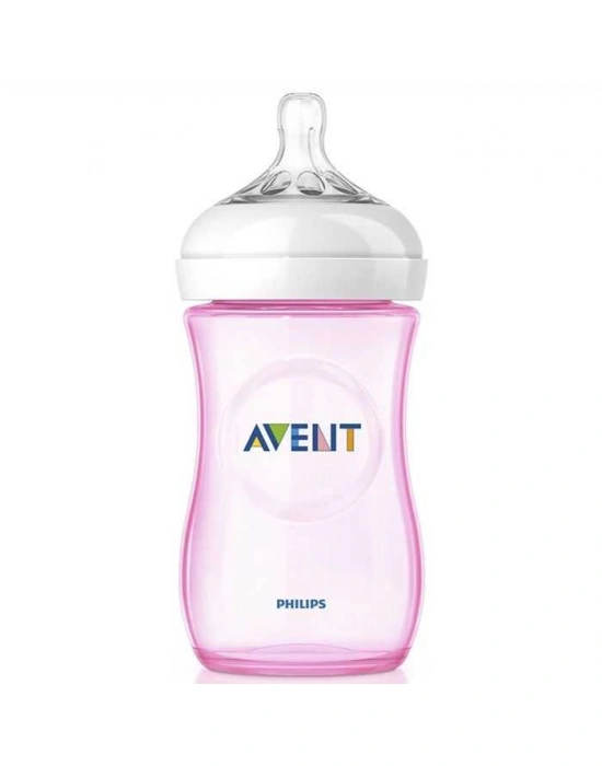 Avent Natural PP Biberon 260 ml - Pembe 8710103875970