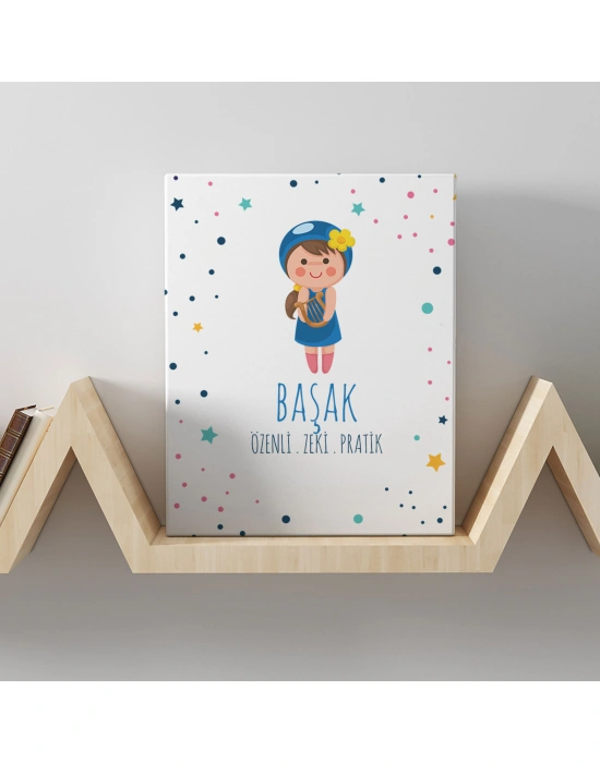 Başak Burcuna Özel Tasarım Kanvas  Tablo