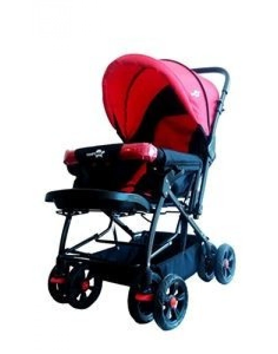 Comfymax Çift Yönlü Bebek Arabası - Kırmızı