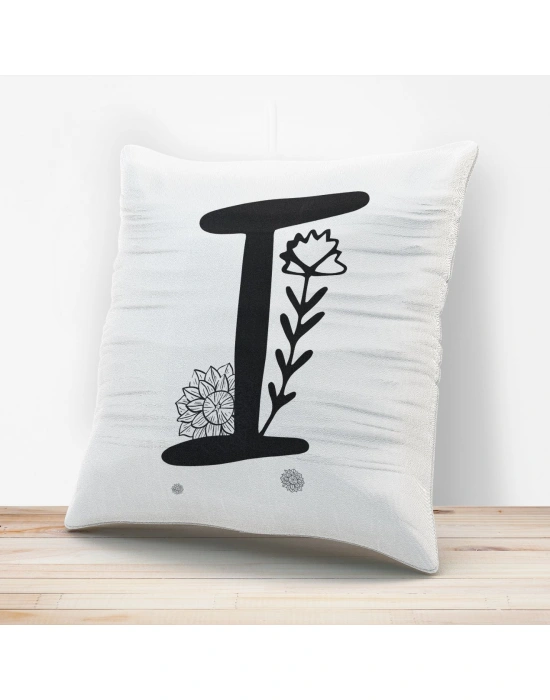 I Harfi Tasarımlı Yastık Kılıfı